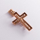 Золотой крест с распятием п01607 от ювелирного магазина Оникс - 2