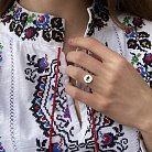 Серебряное кольцо "Моя Украина" 112647у от ювелирного магазина Оникс - 5