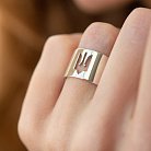 Серебряное кольцо "Герб Украины - Тризуб" 112676 от ювелирного магазина Оникс - 8