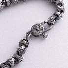 Мужской серебряный браслет 141719 от ювелирного магазина Оникс - 4