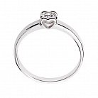 Золотое помолвочное кольцо "Сердце" с бриллиантом р0692б от ювелирного магазина Оникс - 4