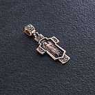 Золотой православный крест "Ангел Хранитель " п02688 от ювелирного магазина Оникс
