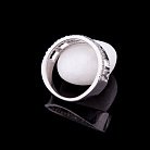 Ексклюзивне срібний перстень з фіанітами (родій) 111727 от ювелирного магазина Оникс - 2