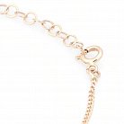 Золотой браслет "Бабочка, сердечко и бесконечность" б02981 от ювелирного магазина Оникс - 3