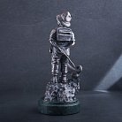 Серебряная фигура ручной работы "Мальчик с собакой" сер00002 от ювелирного магазина Оникс - 2
