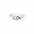 Серебряное кольцо с фианитами 111596 от ювелирного магазина Оникс - 3