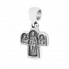 Православный крест "Спас на престоле" (чернение) 13442 от ювелирного магазина Оникс - 3