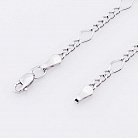 Серебряная родированная цепочка плетение Нонна 5+1 Р012592 от ювелирного магазина Оникс - 1