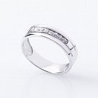 Золотое обручальное кольцо с бриллиантами р0299б от ювелирного магазина Оникс - 1