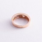 Золотое кольцо "Ножка младенца" (фианит) к05562 от ювелирного магазина Оникс - 2