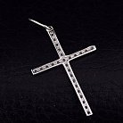 Крест (фианиты) п01836 от ювелирного магазина Оникс - 2