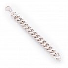 Мужской серебряный браслет плетение "Панцирное" 14318 от ювелирного магазина Оникс - 1