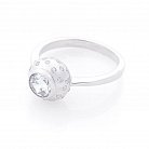 Серебряное кольцо (фианиты) 112059 от ювелирного магазина Оникс - 1