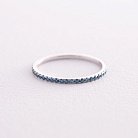 Золотое кольцо с голубыми бриллиантами 226911121 от ювелирного магазина Оникс