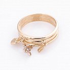 Золотое кольцо к04991 от ювелирного магазина Оникс - 1