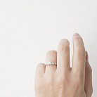 Золотое кольцо (бриллианты) R0900 от ювелирного магазина Оникс - 4