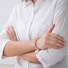 Жіночий браслет з жовтого золота б01797 от ювелирного магазина Оникс - 6