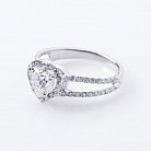 Золотое помолвочное кольцо "Сердце" с бриллиантами р0636б от ювелирного магазина Оникс - 3