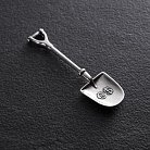 Серебряный сувенир "Лопата-загребушка" 23484 от ювелирного магазина Оникс