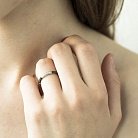 Золотое кольцо с черными и белыми бриллиантами кб0173he от ювелирного магазина Оникс - 3