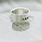 Серебряное кольцо с гравировкой "Earth" 112143earth от ювелирного магазина Оникс - 5