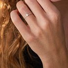Помолвочное золотое кольцо с бриллиантами 228031121 от ювелирного магазина Оникс - 1