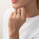 Золотое кольцо с бриллиантами CR1492gm от ювелирного магазина Оникс - 1