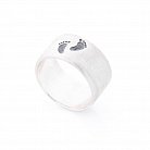 Срібний перстень "Ніжки немовляти" 112008 от ювелирного магазина Оникс - 3