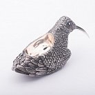 Серебряная солонка ручной работы "Птица" сер00007 от ювелирного магазина Оникс - 3
