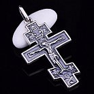Православный крест (чернение) 13106 от ювелирного магазина Оникс