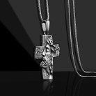 Срібний хрест "Ісус Христом у терновому вінці на дереві" 7028 от ювелирного магазина Оникс - 6