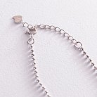Срібний браслет "Крапля дощу" на ногу 141562 от ювелирного магазина Оникс - 3