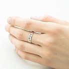Серебряное кольцо "Love" 111718 от ювелирного магазина Оникс - 1