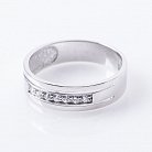 Золотое обручальное кольцо с бриллиантами р0299б от ювелирного магазина Оникс - 2