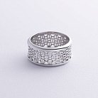 Широкое серебряное кольцо "Carina" 7153род от ювелирного магазина Оникс - 2