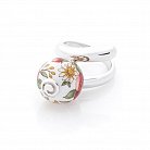 Срібний перстень (ім. Кераміка) 111955 от ювелирного магазина Оникс - 1