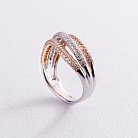 Золотое кольцо с бриллиантами CR1492gm от ювелирного магазина Оникс - 2