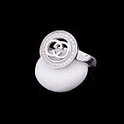 Ексклюзивне срібний перстень з фіанітами 111726 от ювелирного магазина Оникс