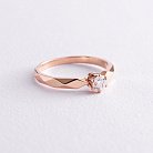 Помолвочное золотое кольцо с бриллиантом 219712421 от ювелирного магазина Оникс - 2