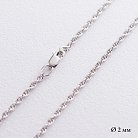 Срібний ланцюжок (плетіння Мотузка) Р011552 от ювелирного магазина Оникс