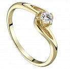 Золотое помолвочное кольцо с бриллиантом zberdh47 от ювелирного магазина Оникс - 3