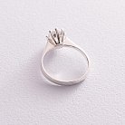 Помолвочное серебряное кольцо (фианит) 11883 от ювелирного магазина Оникс - 2