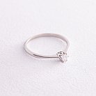 Помолвочное золотое кольцо с бриллиантом кб0425 от ювелирного магазина Оникс - 2