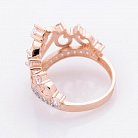 Эксклюзивное кольцо "Корона с фианитами" к04987 от ювелирного магазина Оникс - 1