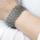 Ажурный серебряный браслет 14070 от ювелирного магазина Оникс - 3