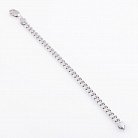 Мужской серебряный браслет плетение "Панцирное" р020122 от ювелирного магазина Оникс - 1