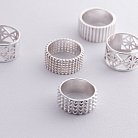 Широкое серебряное кольцо "Бьянка" 112692 от ювелирного магазина Оникс - 20