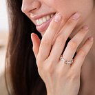 Серебряное кольцо "Цепочка" 112606 от ювелирного магазина Оникс - 12