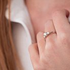Помолвочное золотое кольцо с бриллиантами кб0388nl от ювелирного магазина Оникс - 1