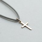 Золотой маленький крестик п02971 от ювелирного магазина Оникс - 3